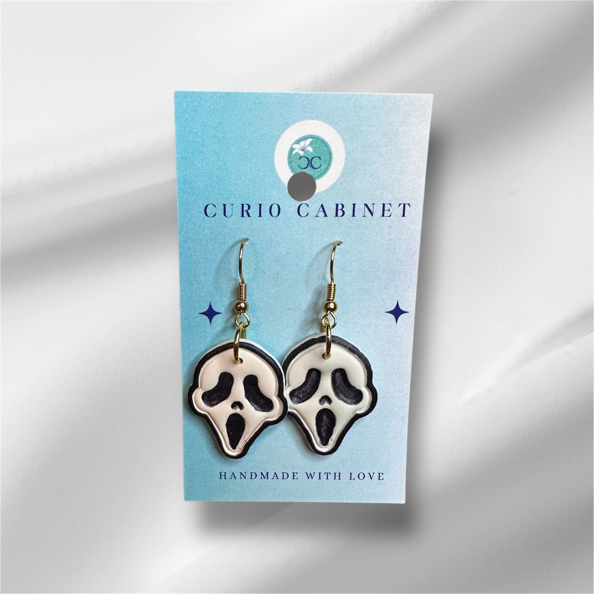 SCREAM! - Polymer Clay Earrings