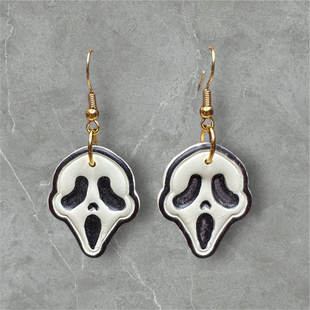 SCREAM! - Polymer Clay Earrings