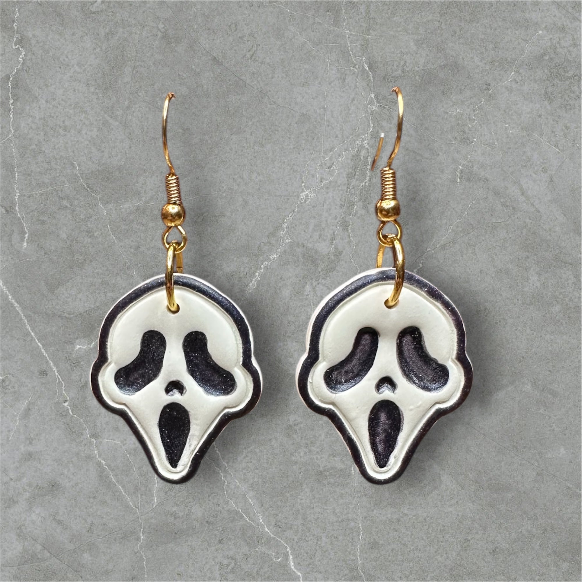 SCREAM! - Polymer Clay Earrings