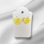 Conversation Hearts - Polymer Clay Studs