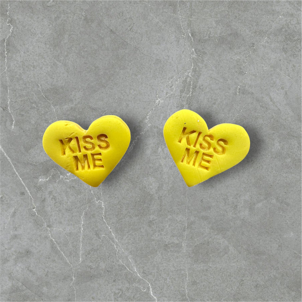 Conversation Hearts - Polymer Clay Studs