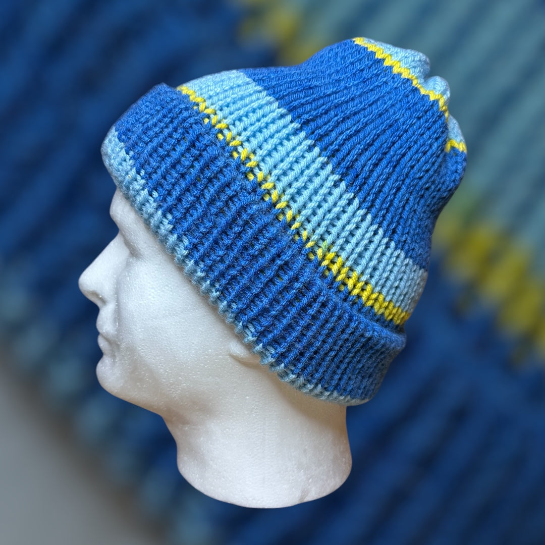 Striped Adult Stocking Cap