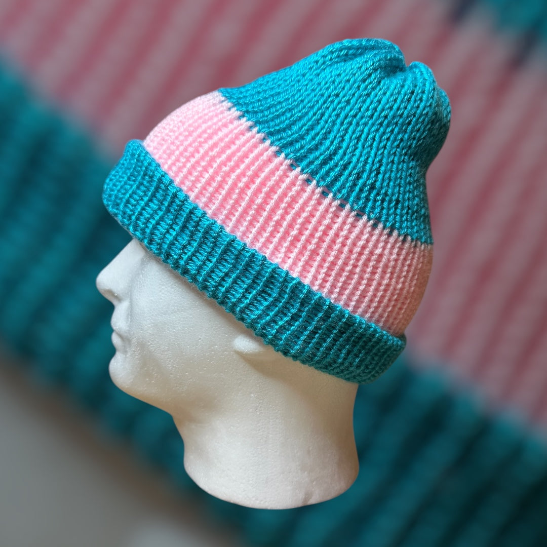 Striped Adult Stocking Cap