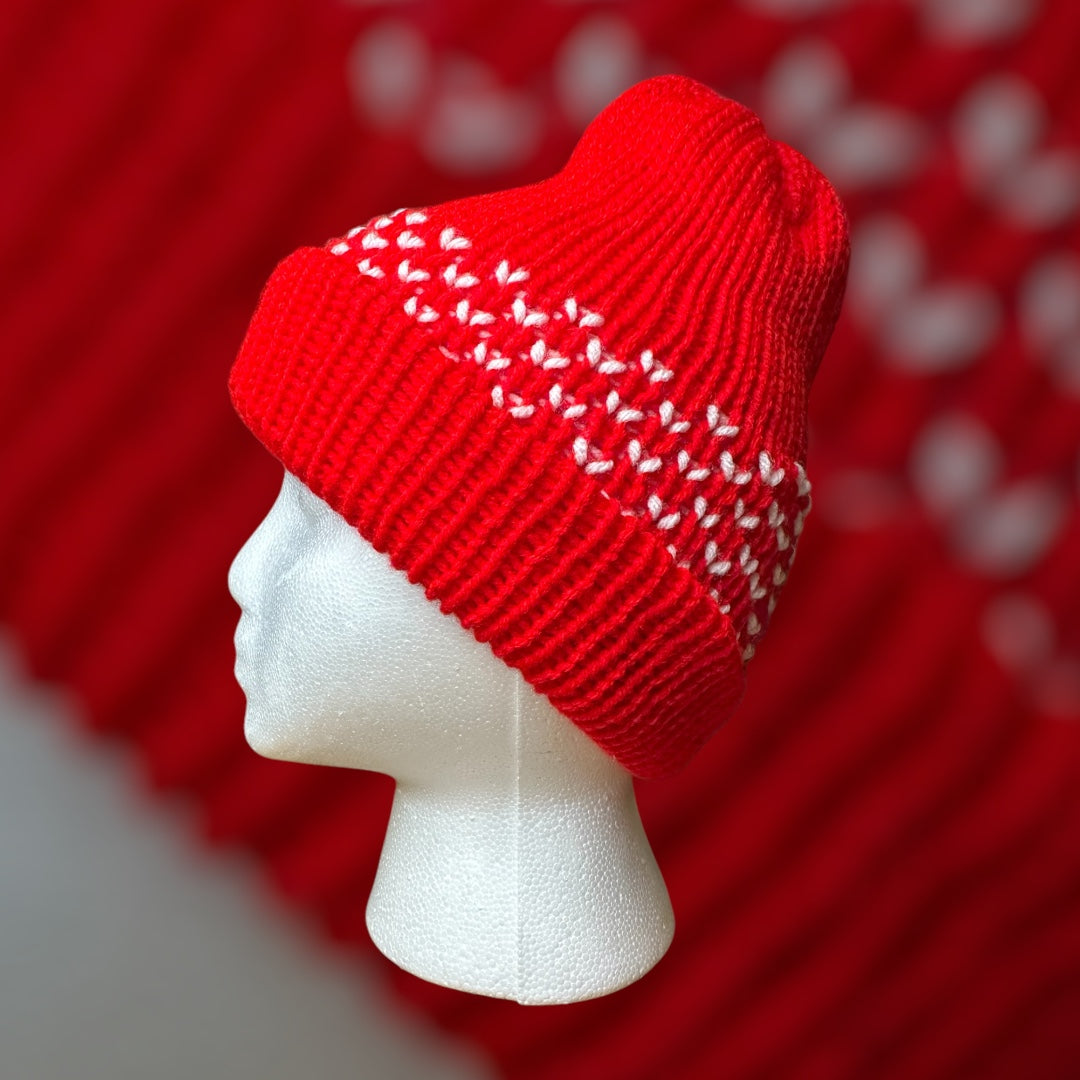 Fair Isle Adult Stocking Cap