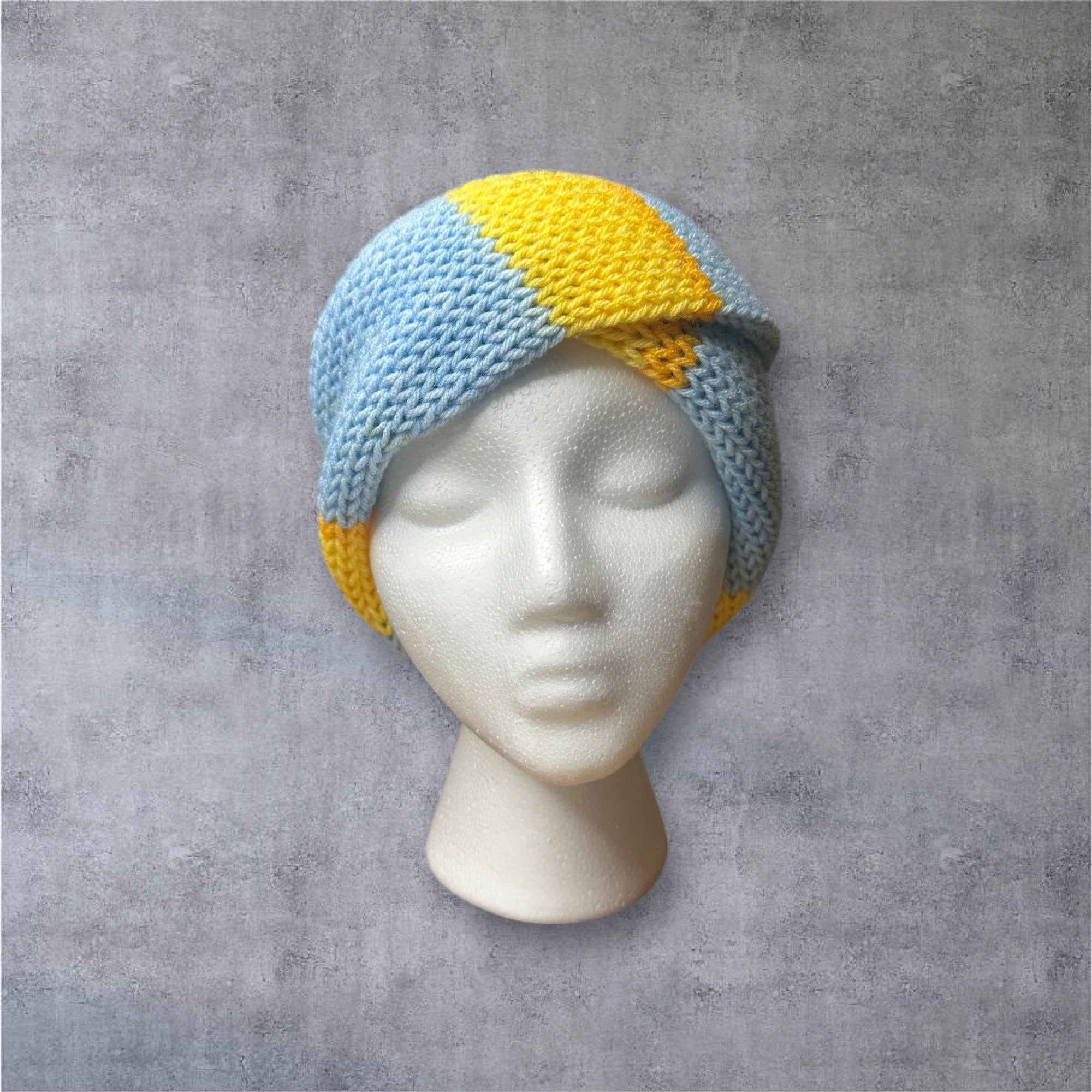 Striped Twisted Knit Ear Warmer