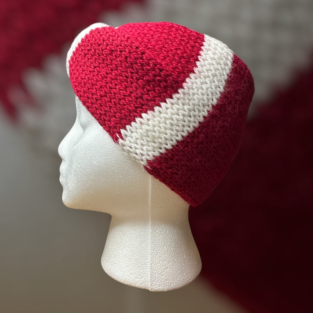Striped Twisted Knit Ear Warmer