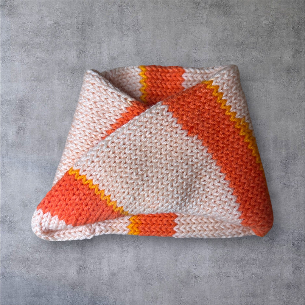 Striped Twisted Knit Ear Warmer