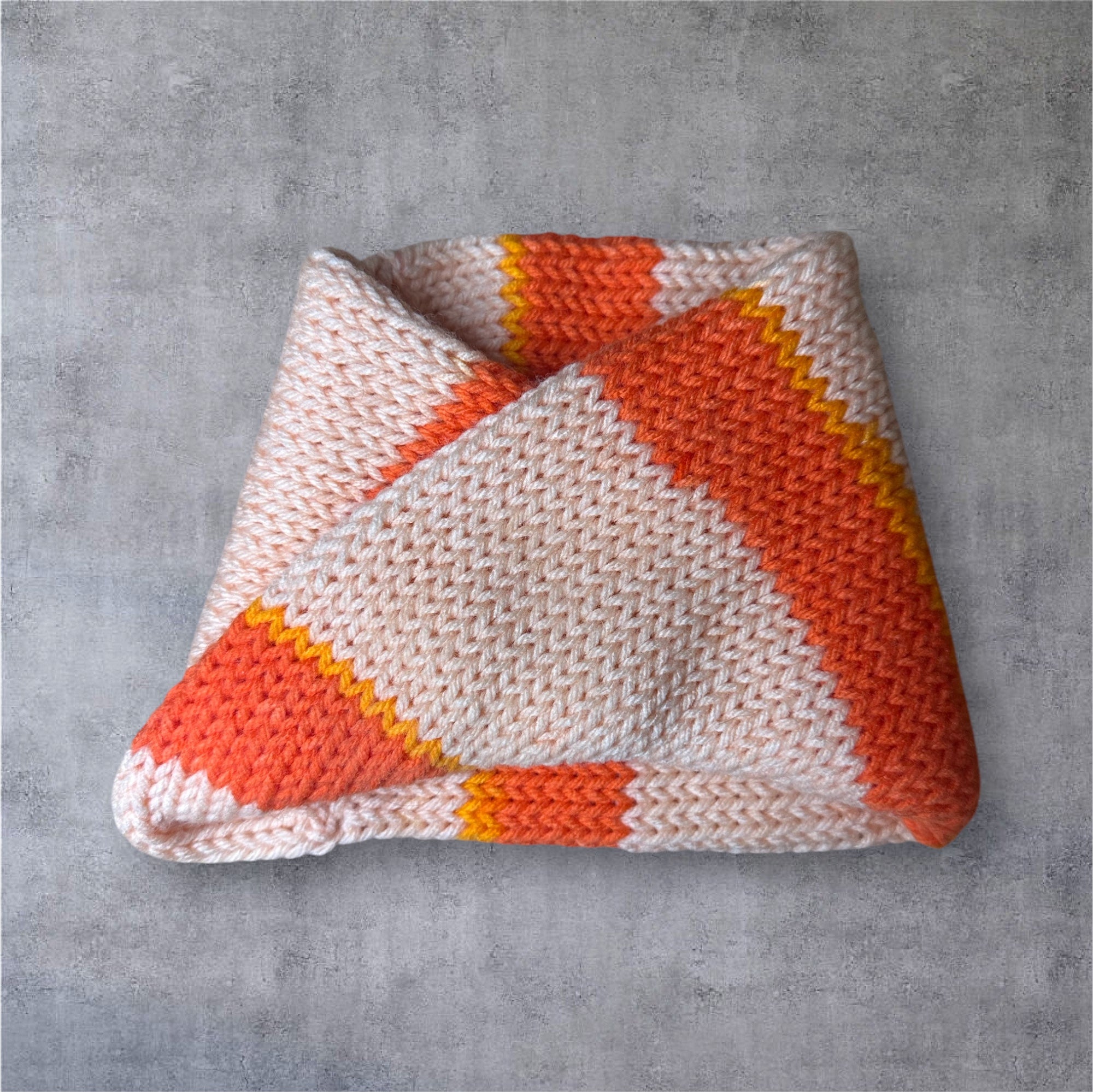 Striped Twisted Knit Ear Warmer