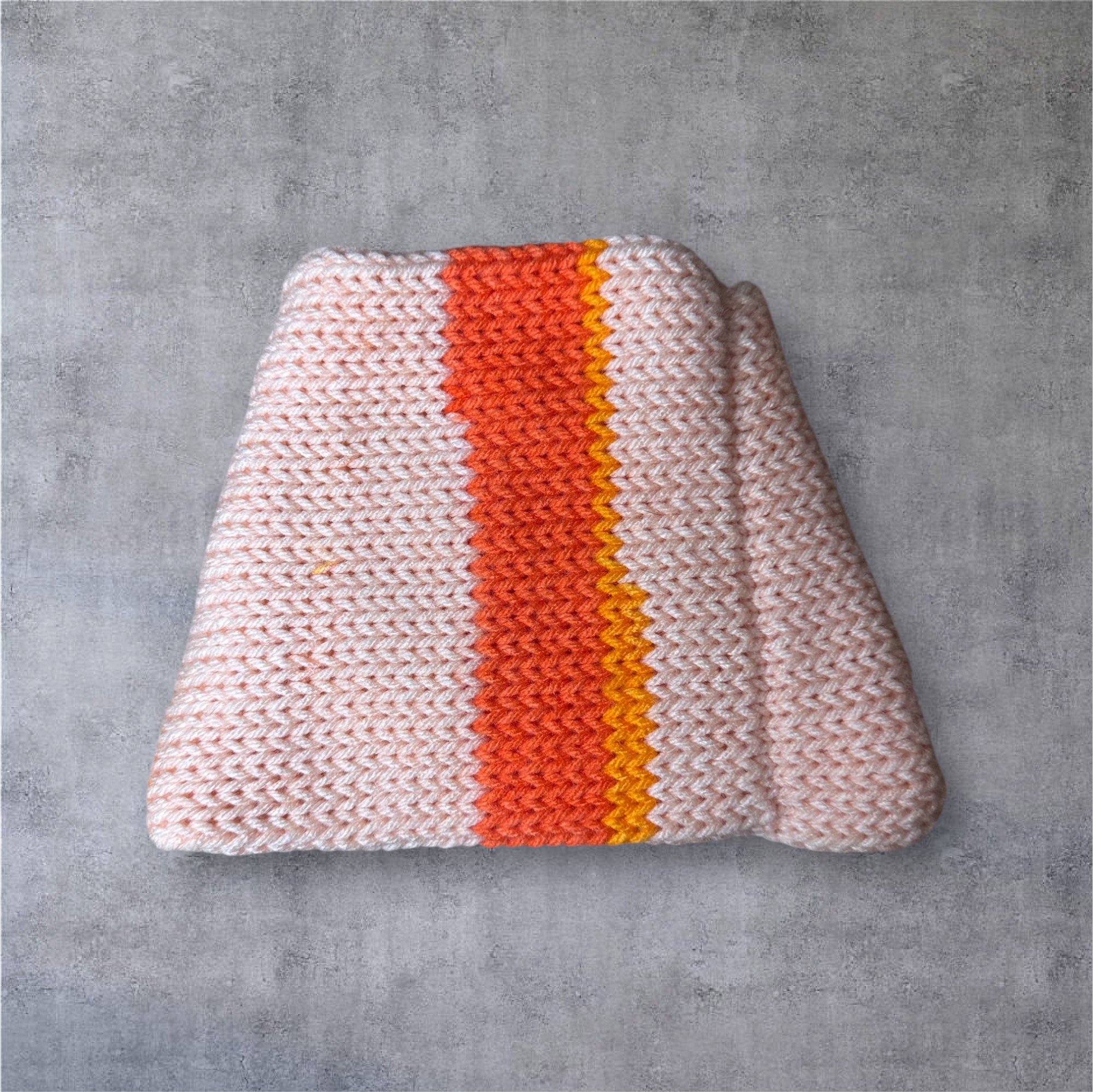 Striped Twisted Knit Ear Warmer