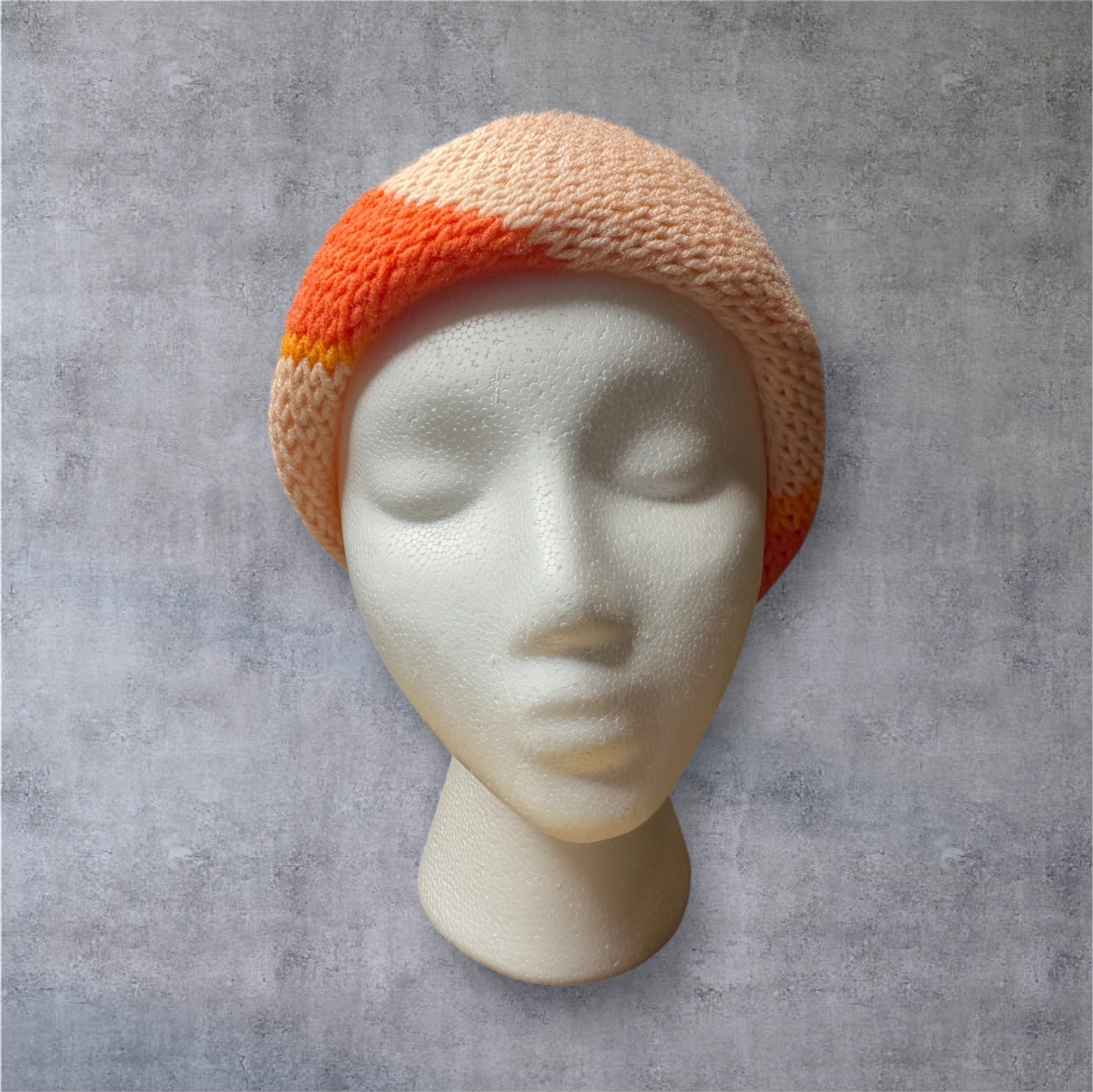 Striped Twisted Knit Ear Warmer