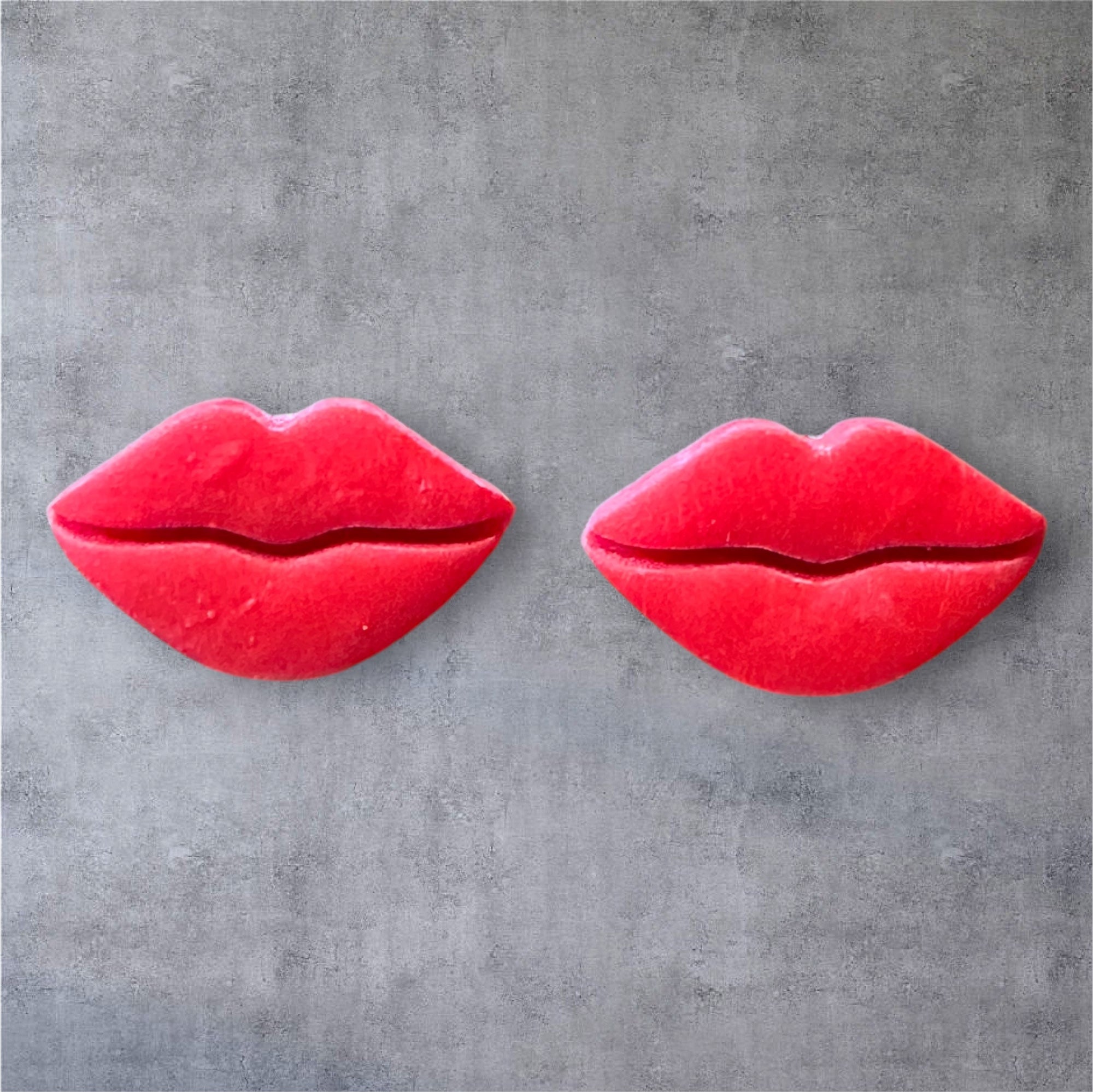 Kiss Lips - Polymer Clay Studs