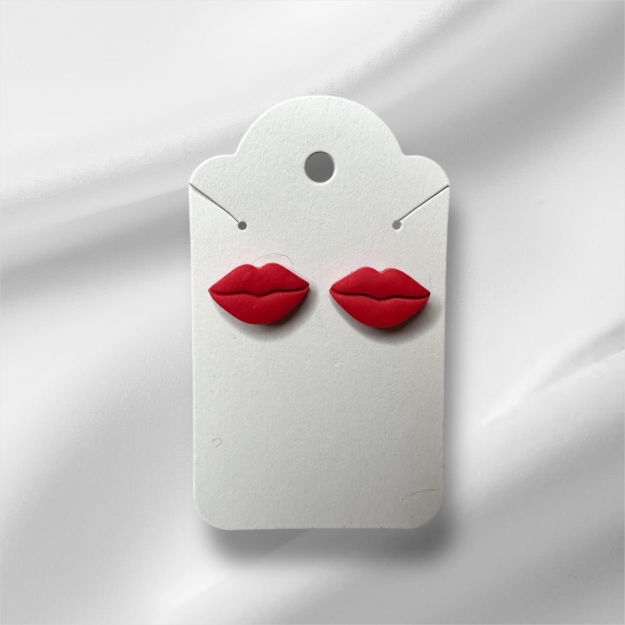 Kiss Lips - Polymer Clay Studs