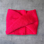 Solid Color Twisted Knit Ear Warmer