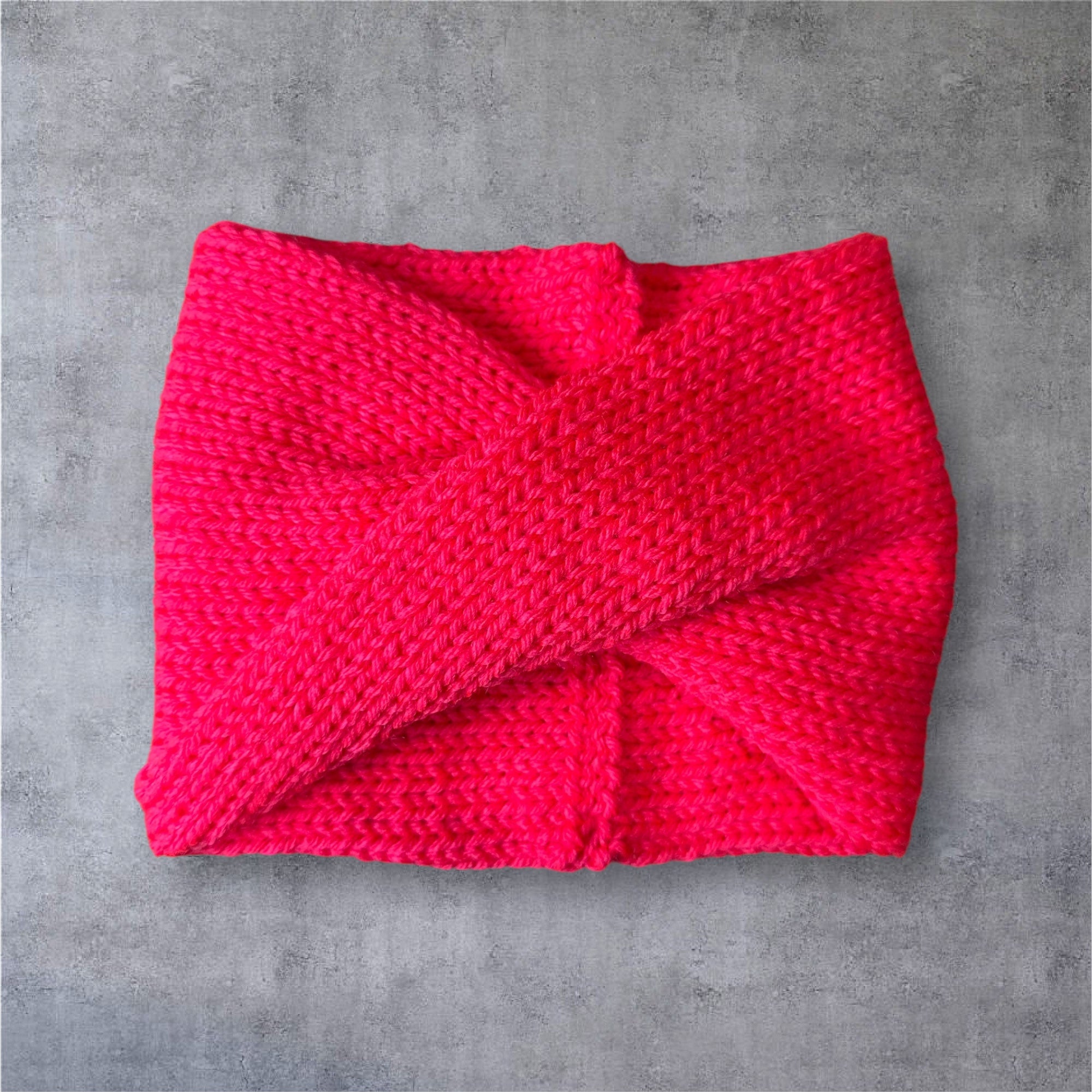 Solid Color Twisted Knit Ear Warmer