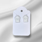 R.I.P Tombstones - Polymer Clay Studs