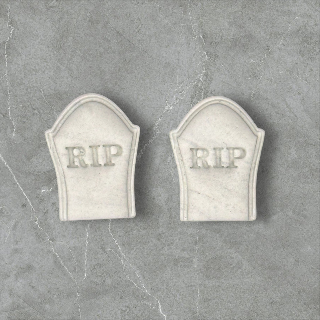 R.I.P Tombstones - Polymer Clay Studs