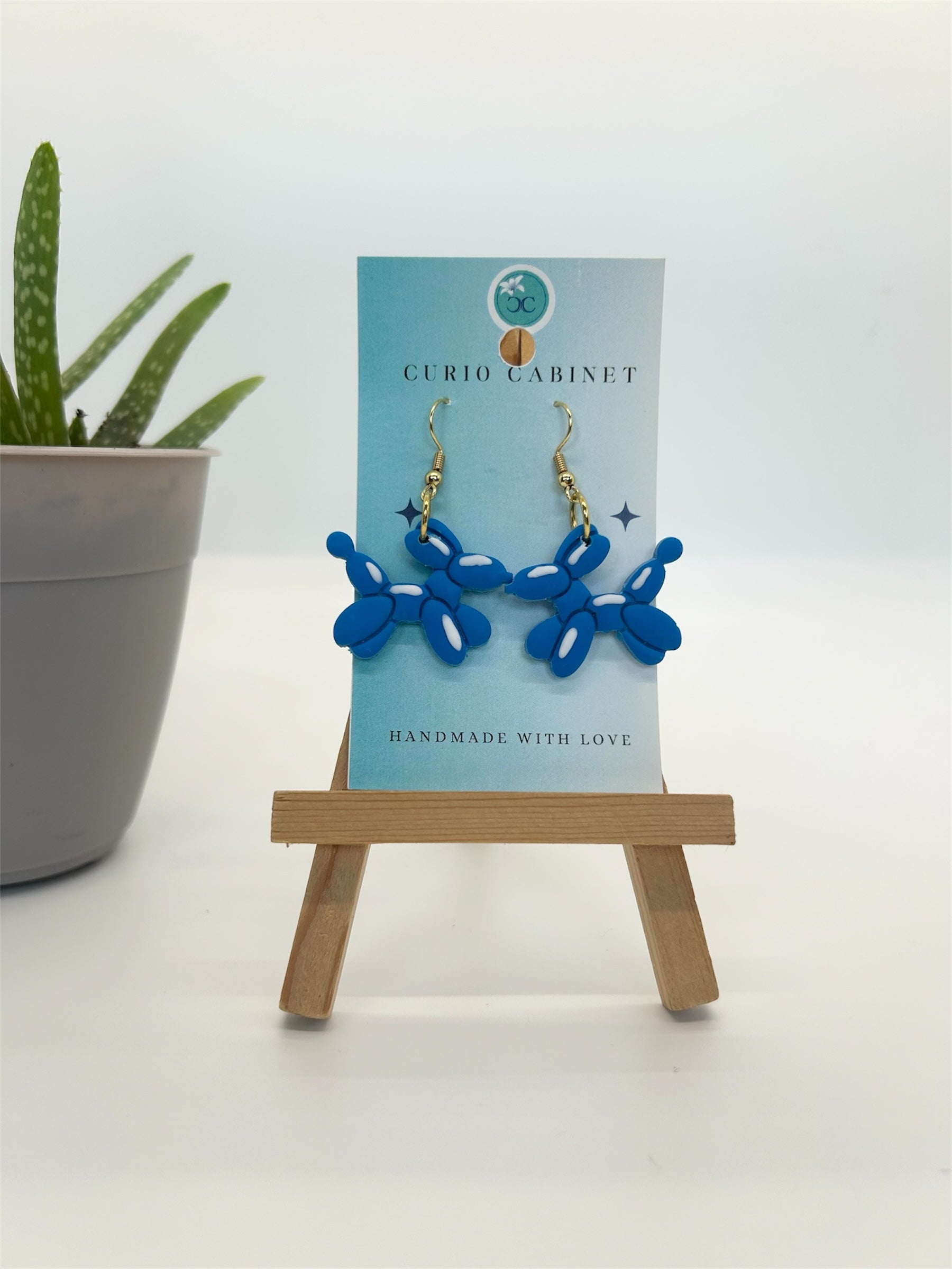 Balloon Dogs - Polymer Clay Earrings