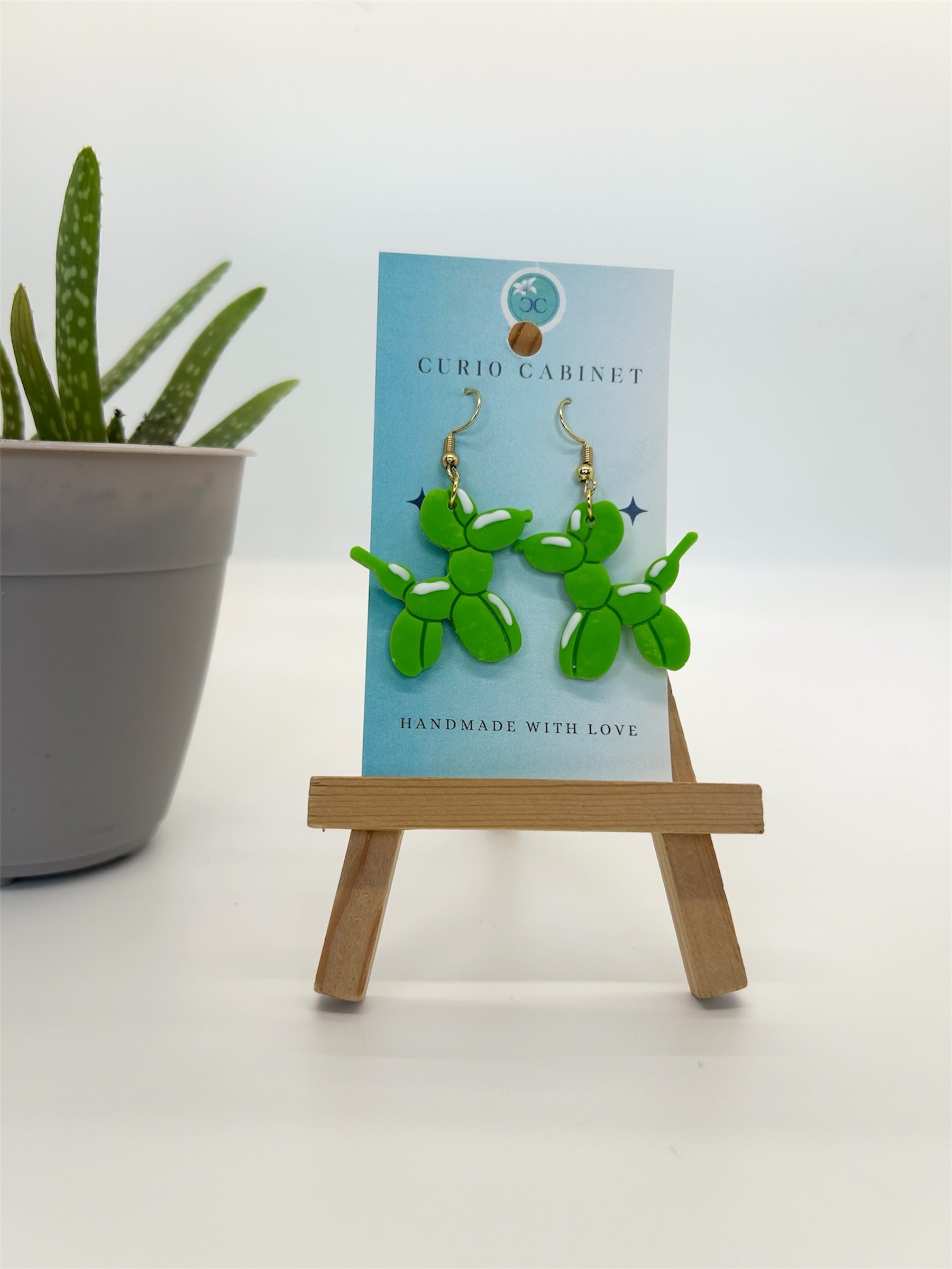 Balloon Dogs - Polymer Clay Earrings